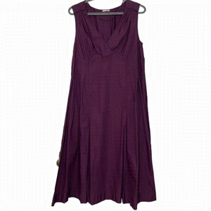 Miu Miu Sleeveless Minimalist Cotton Midi Dress size 42